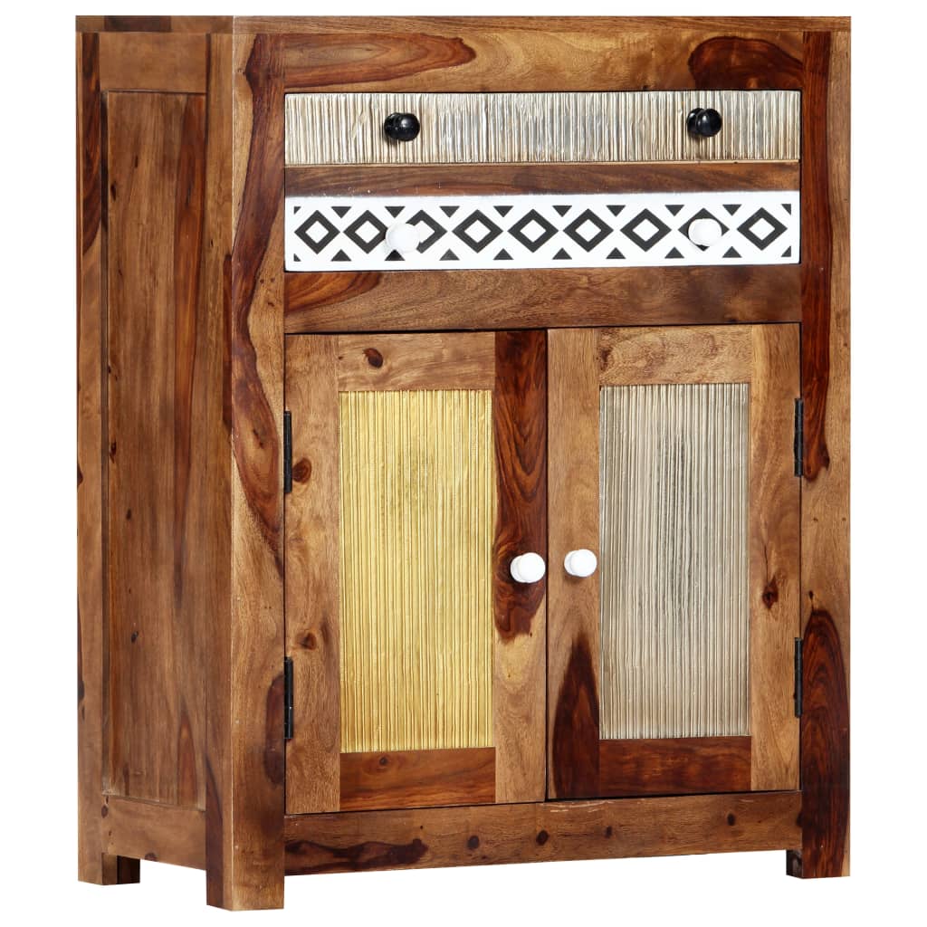 Beistellschrank 60x30x75 cm Massivholz Akazie