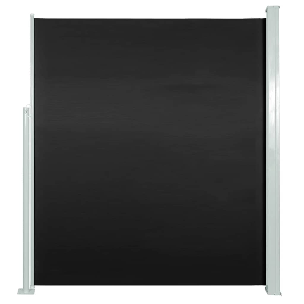 Ausziehbare Seitenmarkise 140x300 cm Schwarz
