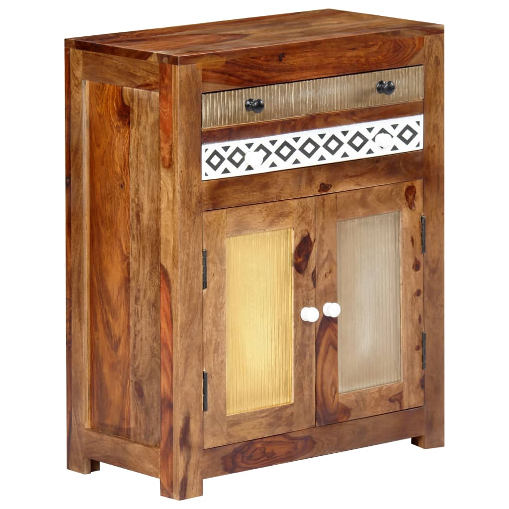 Beistellschrank 60x30x75 cm Massivholz Akazie