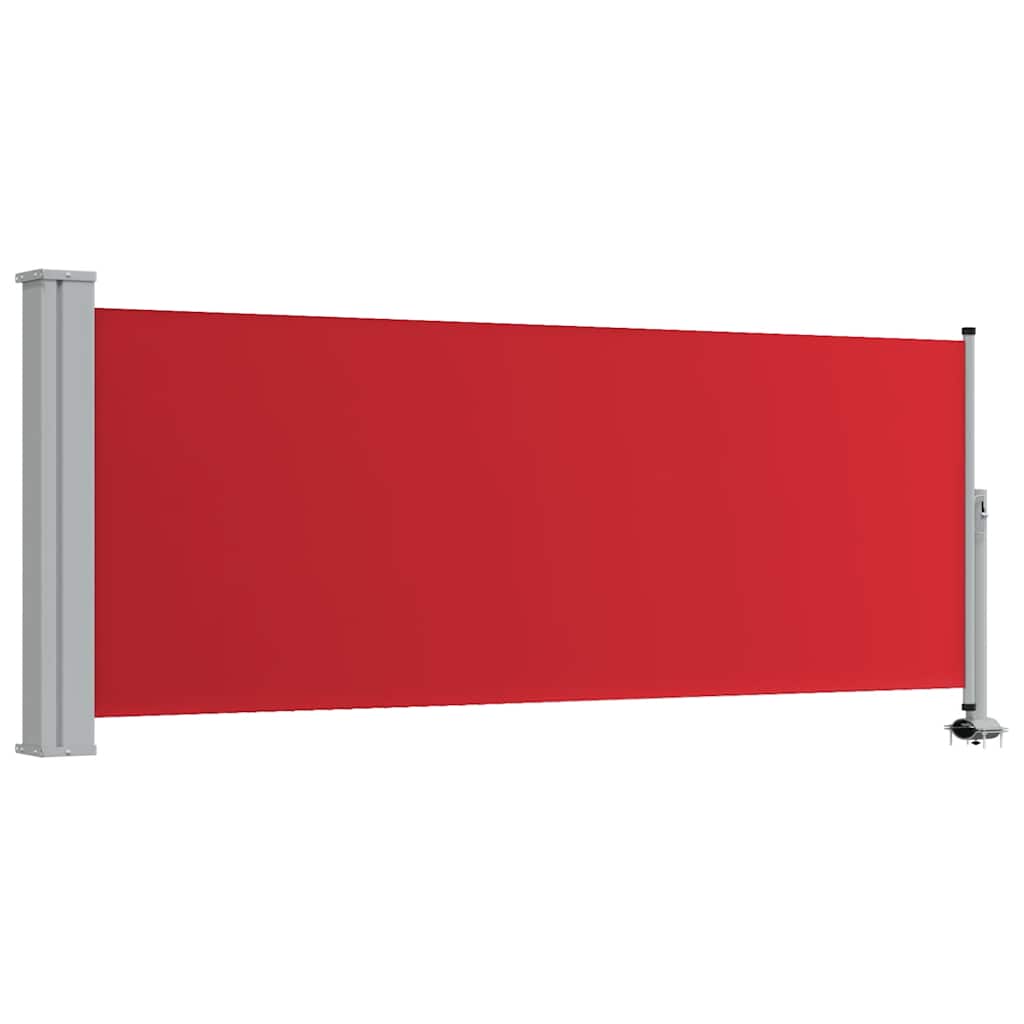 Ausziehbare Seitenmarkise 100x300 cm Rot