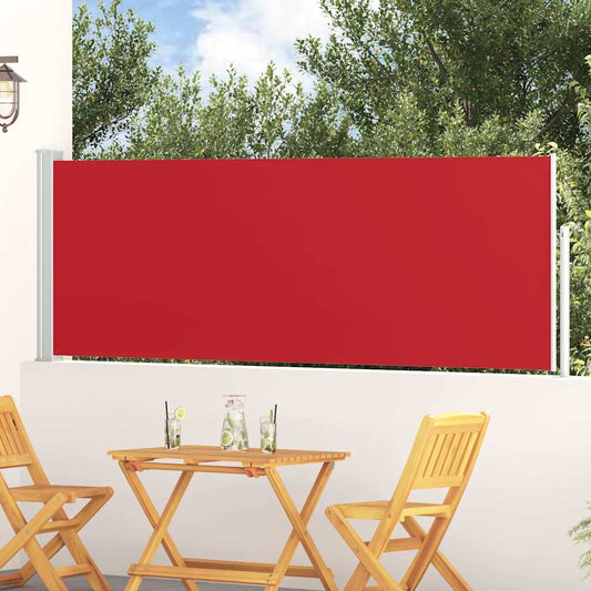 Ausziehbare Seitenmarkise 100x300 cm Rot