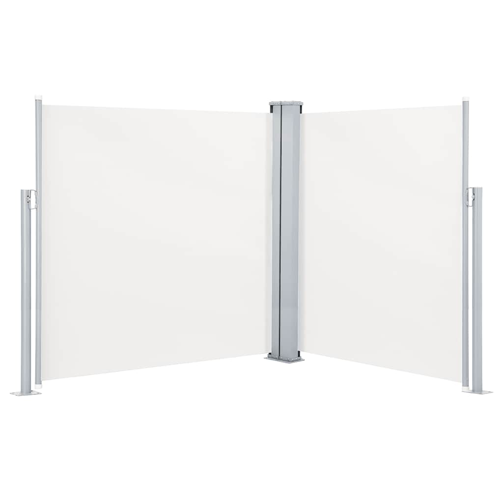 Ausziehbare Seitenmarkise Creme 140 x 600 cm