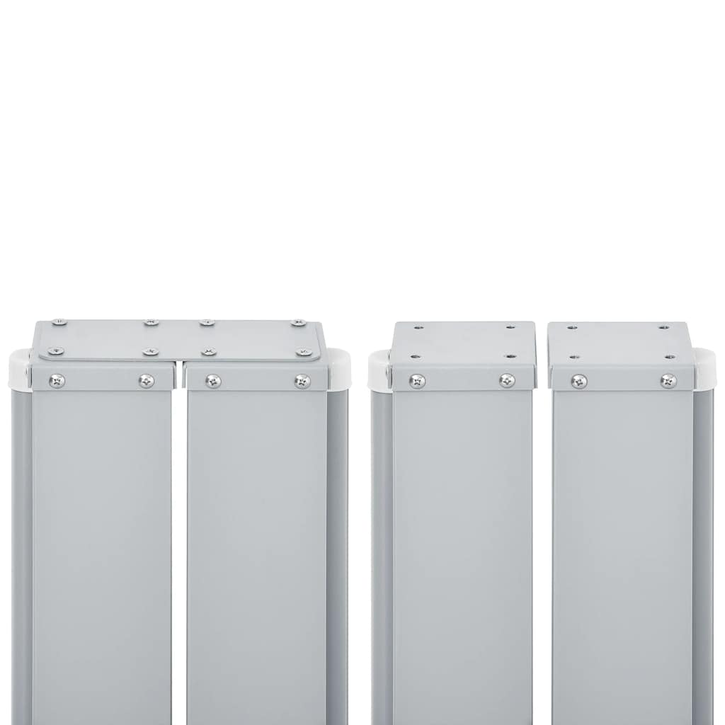 Ausziehbare Seitenmarkise Braun 140 x 600 cm