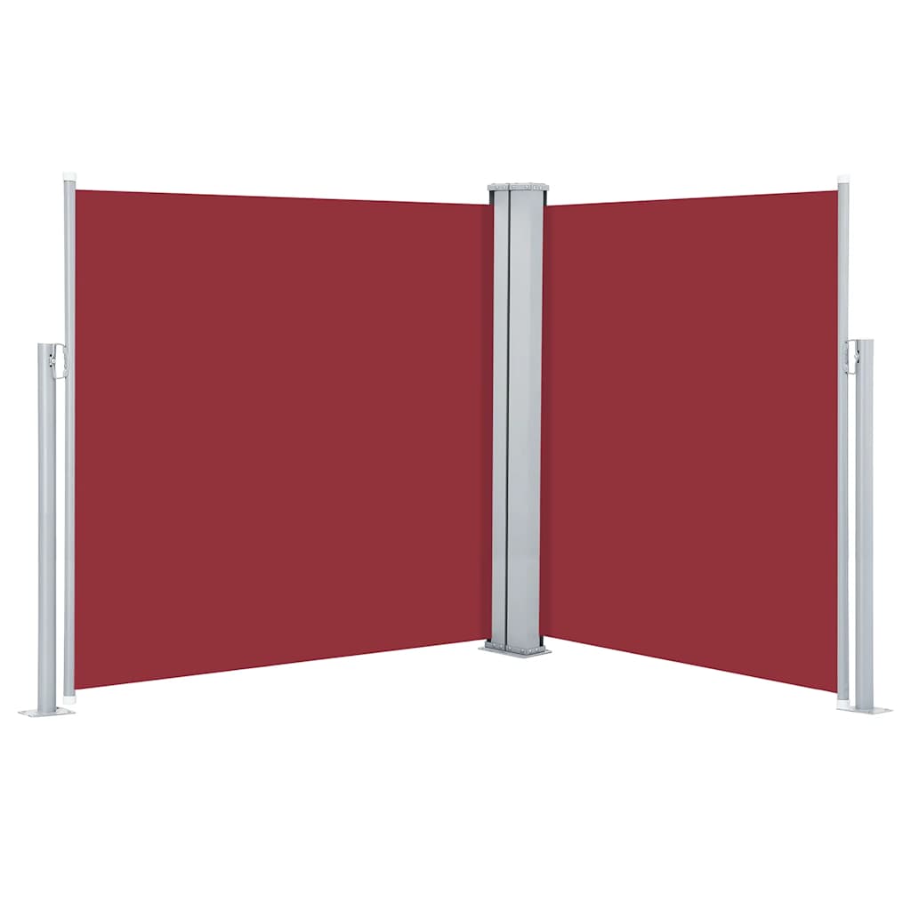 Ausziehbare Seitenmarkise Rot 160 x 600 cm